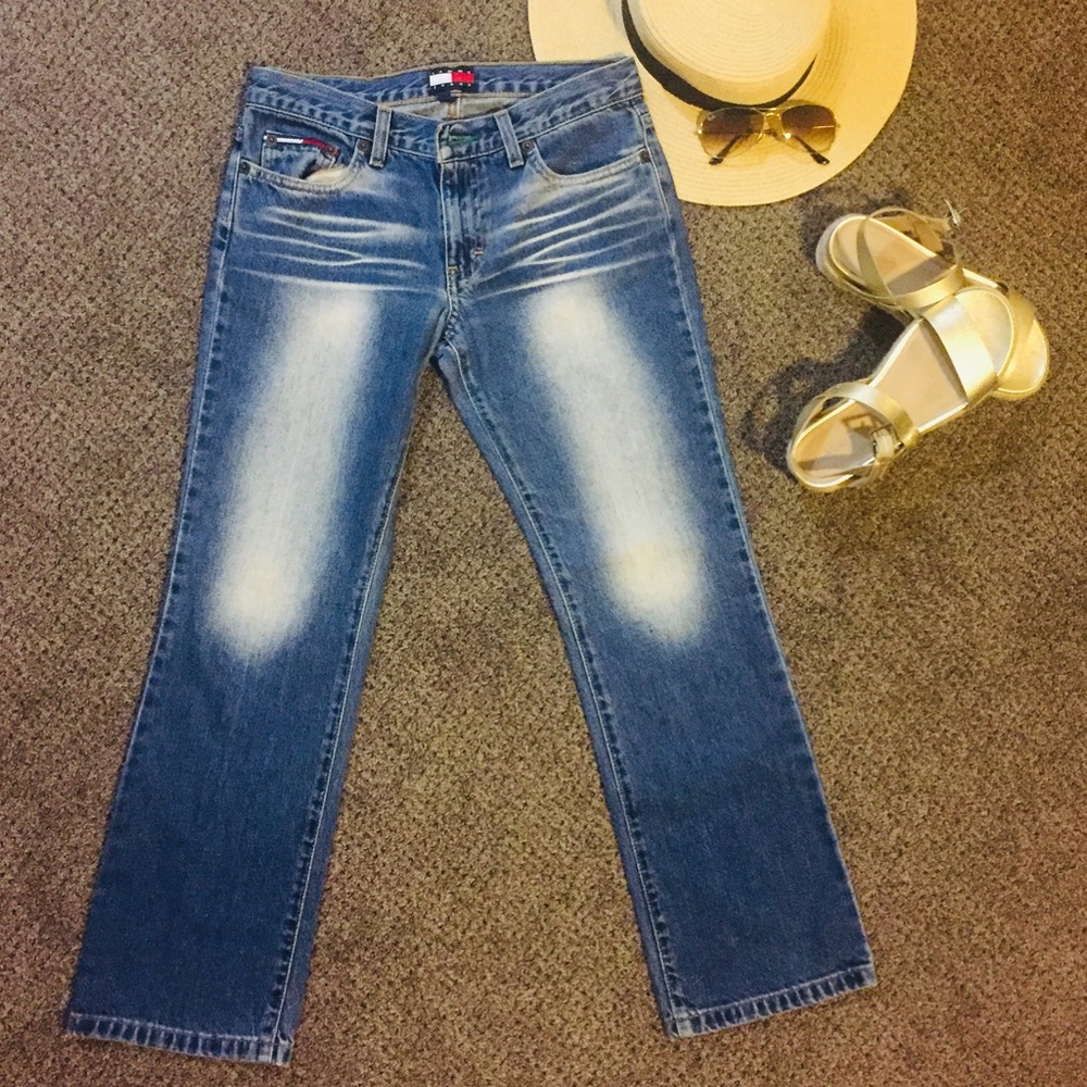 Vintage cropped jeans